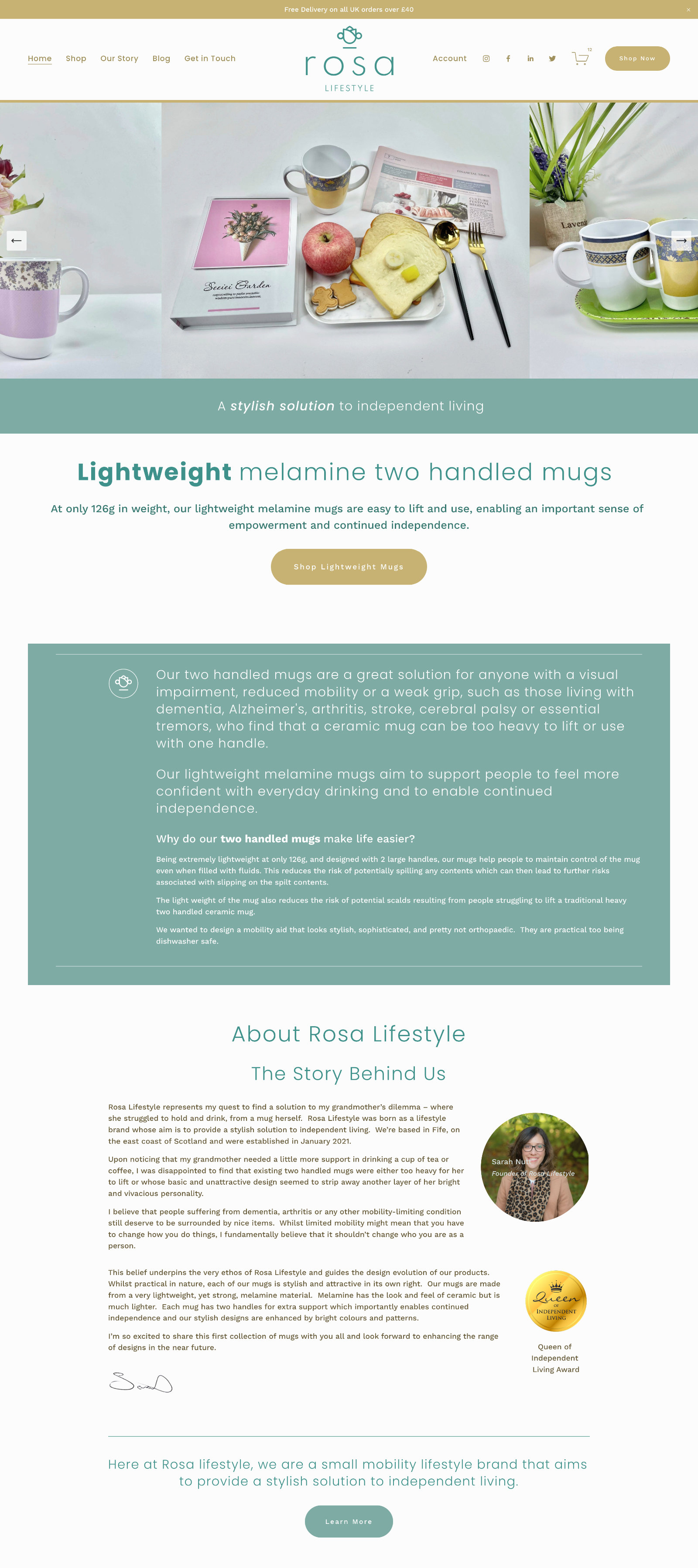 Lifestyle brand ecommerce website development